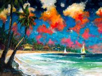James Coleman Prints James Coleman Prints Tropical Sunset